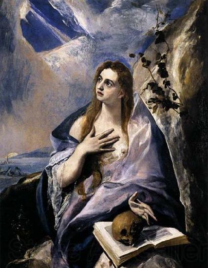 GRECO, El Mary Magdalen in Penitence Norge oil painting art